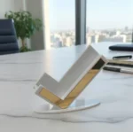 Beyaz Gold Detaylı Premium Kartvizitlik - Görsel 3