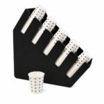 Kahve Kabı Organizer 5'li Karton Bardak Standı - Görsel 2
