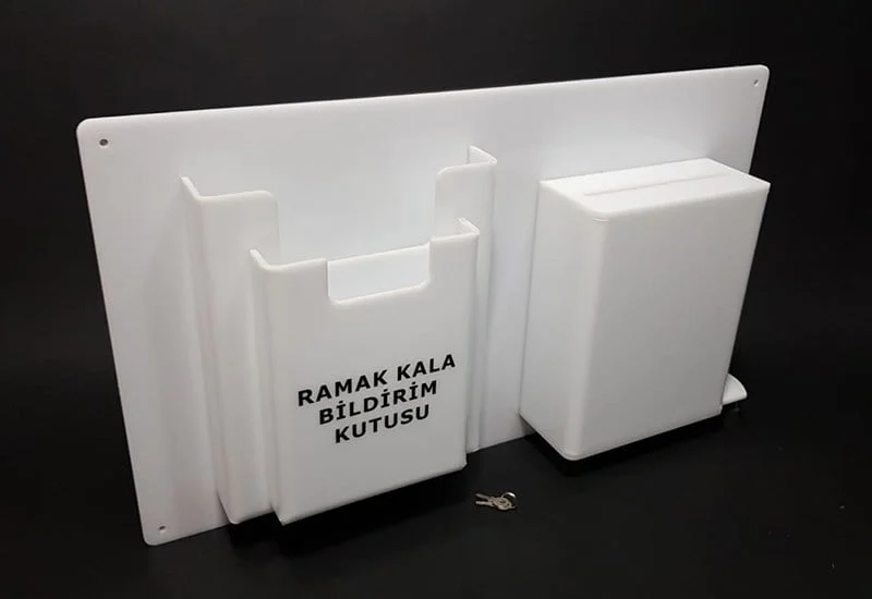 Ramak Kala Bildirim Kutusu 01 Dilek ve Şikayet Kutusu Beyaz