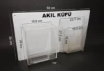 Dilek ve Şikayet Kutusu Şeffaf - Görsel 2