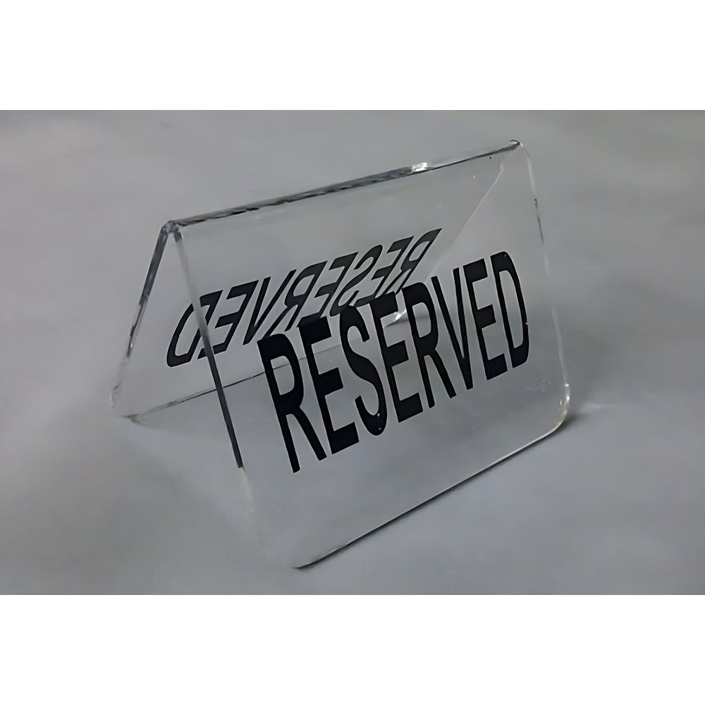 Reserved Şeffaf Şeffaf Pleksi Reserved
