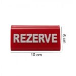 Adisyonlu Rezerve Kırmızı - Beyaz - Görsel 3