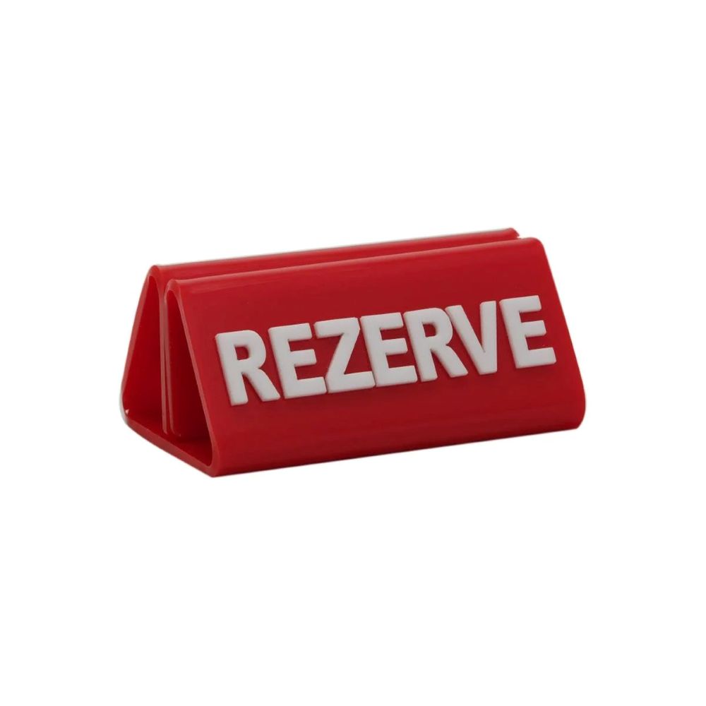 Rezerve Adisyonlu Kırmızı - Beyaz Adisyonlu Rezerve Kırmızı - Beyaz