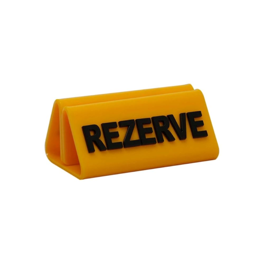 Rezerve Adisyonlu Sarı - Siyah Adisyonlu Rezerve Sarı - Siyah