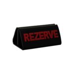 Adisyonlu Rezerve Siyah - Kırmızı