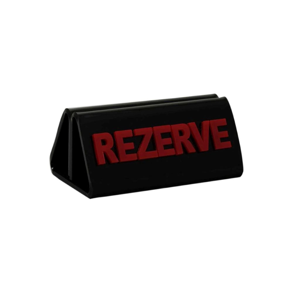 Rezerve Adisyonlu Siyah - Kırmızı Adisyonlu Rezerve Siyah - Kırmızı