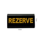 Adisyonlu Rezerve Siyah - Sarı - Görsel 2