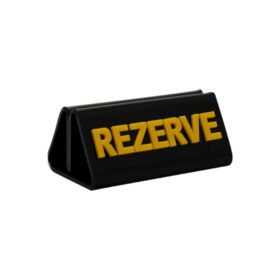 Adisyonlu Rezerve Siyah - Sarı