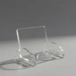Şeffaf Akrilik Kartvizit Standı Oval - Görsel 2