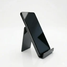 Siyah Pleksiglas Masaüstü Telefon ve Tablet Standı