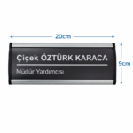 Kapı İsimliği 9x25 cm - Görsel 2