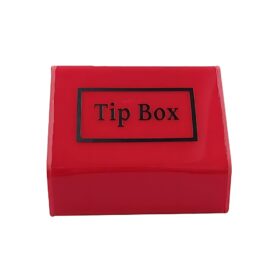 Tipbox Bahşiş Kutusu Kırmızı 15x10xh12cm