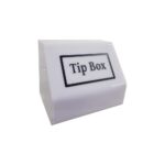Tipbox Bahşiş Kutusu Opak Beyaz 15x10xh12cm