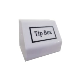 Tipbox Bahşiş Kutusu Opak Beyaz 15x10xh12cm