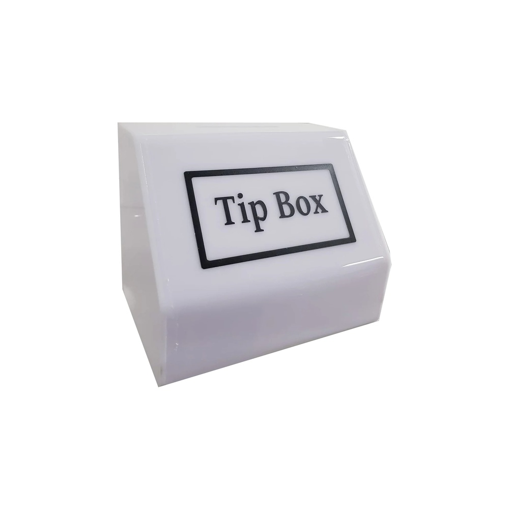 tip-box-opak-beyaz-10x15x12 Tipbox Bahşiş Kutusu Opak Beyaz 15x10xh12cm
