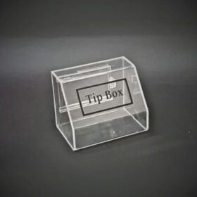 Tipbox Bahşiş Kutusu Şeffaf 15x10xh12cm