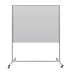 Emaye Yüzey Mobil Yazı Tahtası 120x140cm Beyaz