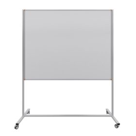 Emaye Yüzey Mobil Yazı Tahtası 120x140cm Beyaz