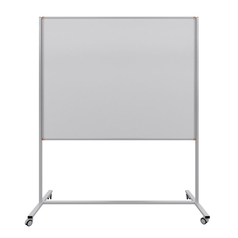 PAN272 Emaye Yüzey Mobil Yazı Tahtası 120x140cm Beyaz