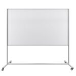 Emaye Yüzey Mobil Yazı Tahtası 120x200cm Beyaz