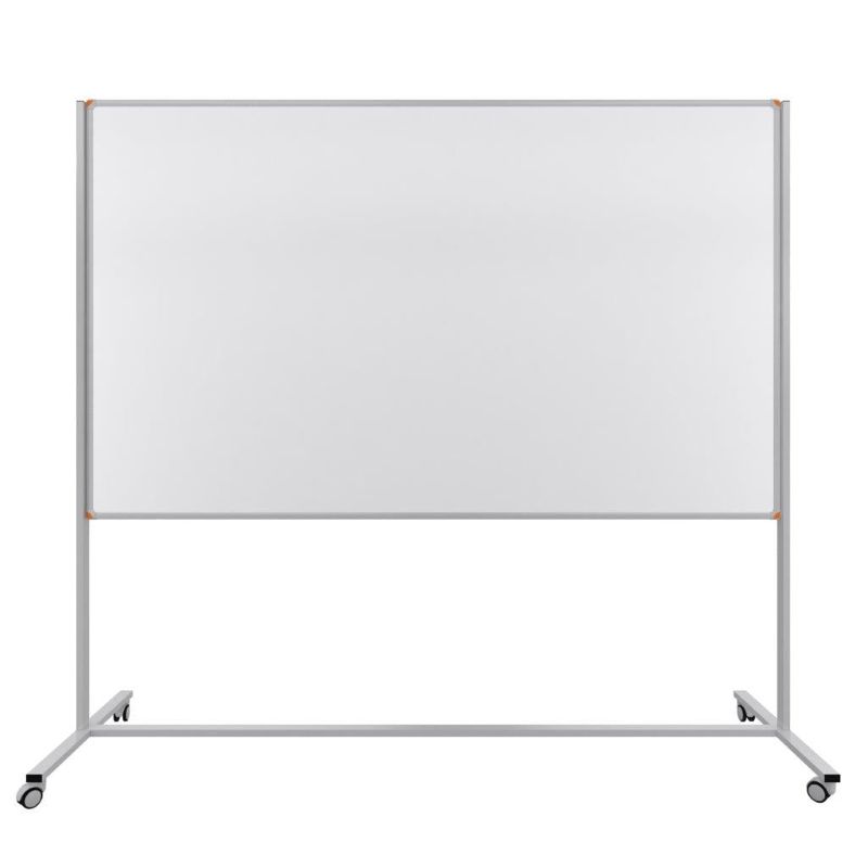 PAN274 Emaye Yüzey Mobil Yazı Tahtası 120x200cm Beyaz