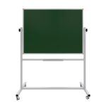 Emaye Yüzey 360° Dönerli Mobil Yazı Tahtası 90x120cm Yeşil