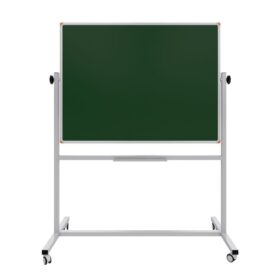 Emaye Yüzey 360° Dönerli Mobil Yazı Tahtası 90x120cm Yeşil