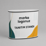 Woody Desk Karşılama ve Tanıtım Standı - Görsel 2