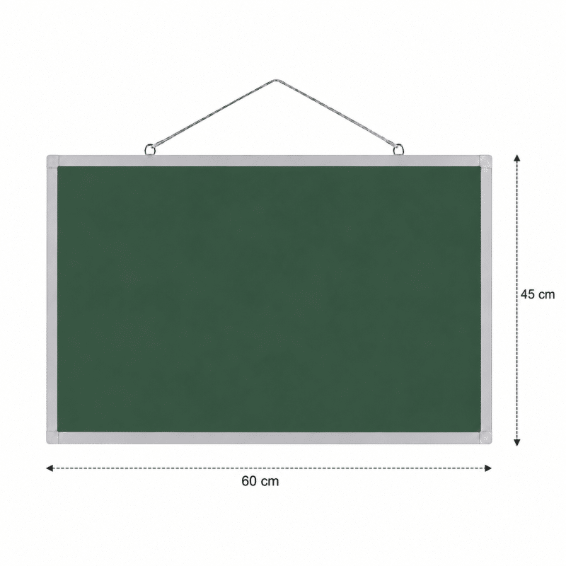 askılı-tahta-45x60-yesil Askılı Yazı Tahtası 45x60cm Yeşil