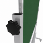Emaye Yüzey 360° Dönerli Mobil Yazı Tahtası 120x140cm Yeşil - Görsel 7