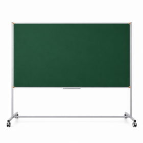 Emaye Yüzey Mobil Yazı Tahtası 120x200cm Yeşil