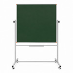 Emaye Yüzey 360° Dönerli Mobil Yazı Tahtası 120x120cm Yeşil