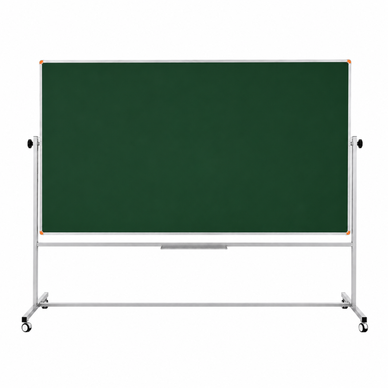 pan 534y Emaye Yüzey 360° Dönerli Mobil Yazı Tahtası 120x200cm Yeşil