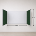 Emaye Yüzey Kapaklı Yazı Tahtası 120x200cm - Görsel 4