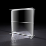 Katlanabilir Ledbox Tekstil Fold Desk Karşılama Standı - Görsel 4