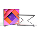 Katlanabilir Ledbox Tekstil Fold Desk Karşılama Standı - Görsel 9