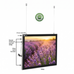 Magneco Ledbox Çift Taraflı Işıklı Çerçeve B1 - Görsel 3