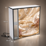 Ledbox Tekstil Desk Karşılama Standı - Görsel 3