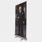 Atatürk Poster Baskılı Roll Up Banner 85x200cm No:5 - Görsel 2
