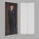 Atatürk Poster Baskılı Roll Up Banner 85x200cm No:6 - Görsel 3