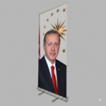 Cumhurbaşkanı Poster Baskılı Roll Up Banner 100x200cm No:2 - Görsel 2