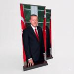 Cumhurbaşkanı Poster Baskılı Pro Roll Up Banner 100x200cm No:1 - Görsel 3