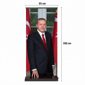 Cumhurbaşkanı Poster Baskılı Pro Roll Up Banner 85x200cm No:1