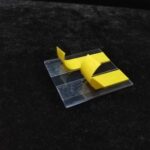 C Tipi Yapışkanlı PVC Şeffaf Etiketlik 5x5cm - Görsel 3