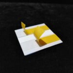 C Tipi Yapışkanlı PVC Şeffaf Etiketlik 5x5cm - Görsel 5