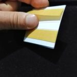 C Tipi Yapışkanlı PVC Şeffaf Etiketlik 5x5cm - Görsel 6
