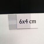C Tipi Yapışkanlı PVC Şeffaf Etiketlik 6x4cm - Görsel 6