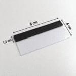 Cep Tipi Mıknatıslı Şeffaf Etiketlik 8x4cm (U Tipi) - Görsel 3