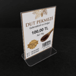 T Tipi Şeffaf PVC Föylük A7 Dikey - Görsel 3